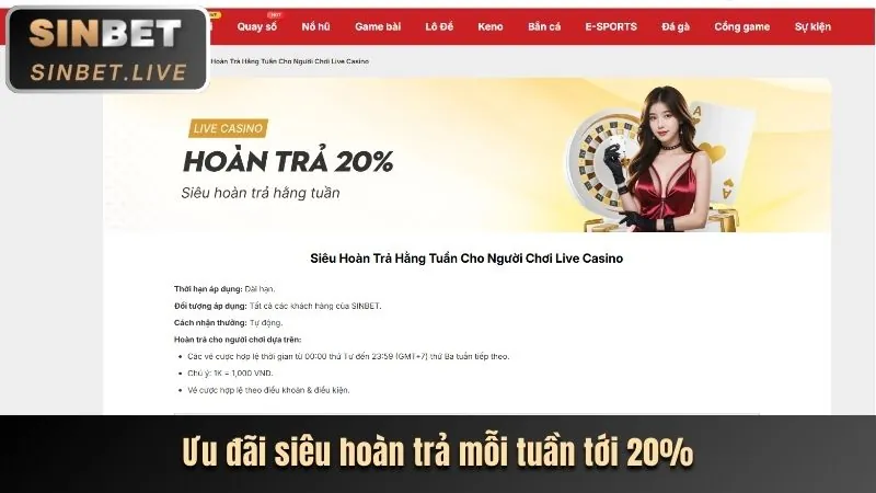 Khuyến mãi Suwin mới nhất